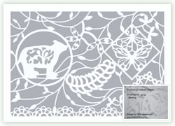 SYMPHONY Ormnament paper M bear #14